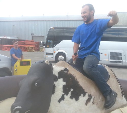 Every one of our mechanical bull operators 1s been fully trained and licensed.